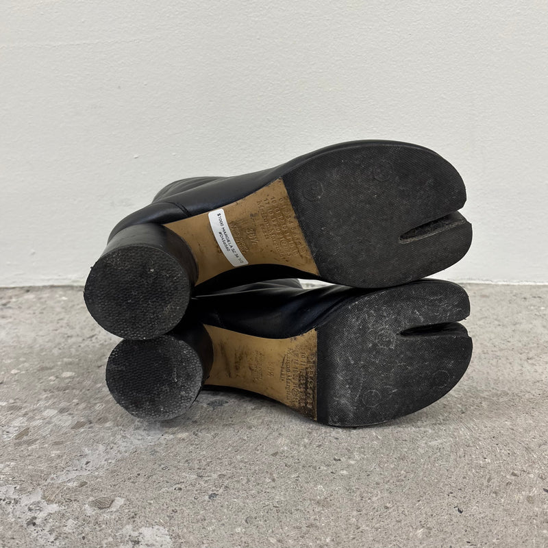 Maison Margiela Leather Tabi Heeled Boots