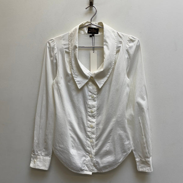 90s Vivienne Westwood Button Up Shirt (White)