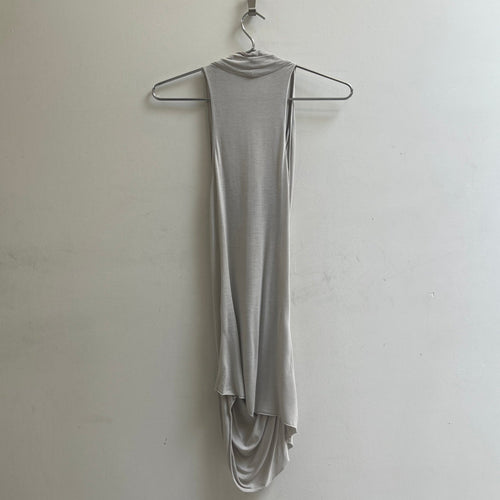00S Helmut Lang Asymmetrical Draped Tank Top