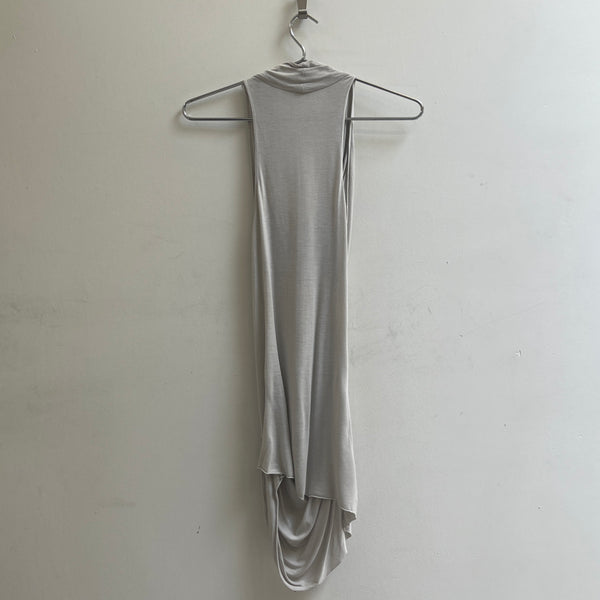 00S Helmut Lang Asymmetrical Draped Tank Top