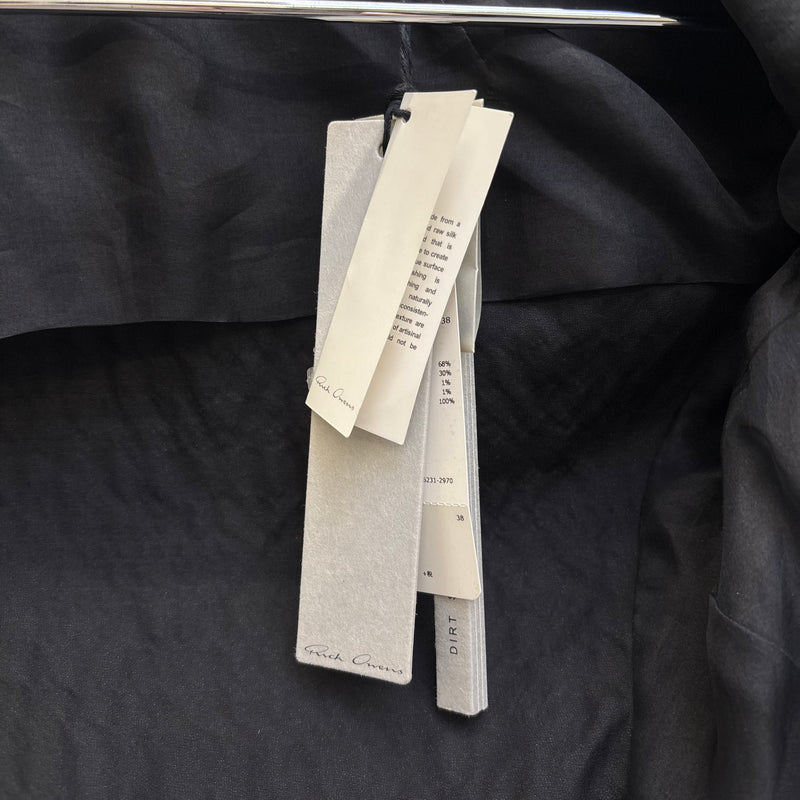 SS18 Rick Owens DIRT Silk Blazer