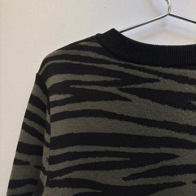 Balmain Tiger Print Knit Sweater