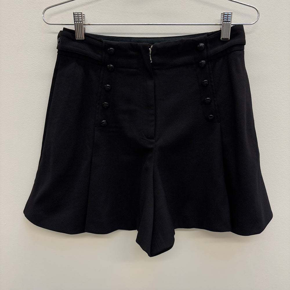 00s Dolce & Gabbana Button Up Black Shorts