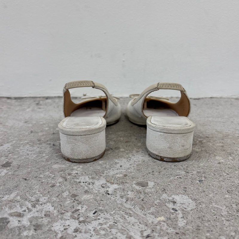 Maison Margiela Canvas Mary Jane Tabis