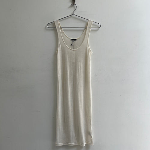 SS20 Ann Demeulemeester Sheer Wool Tank Dress