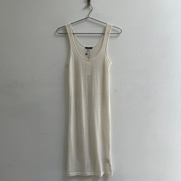 SS20 Ann Demeulemeester Sheer Wool Tank Dress