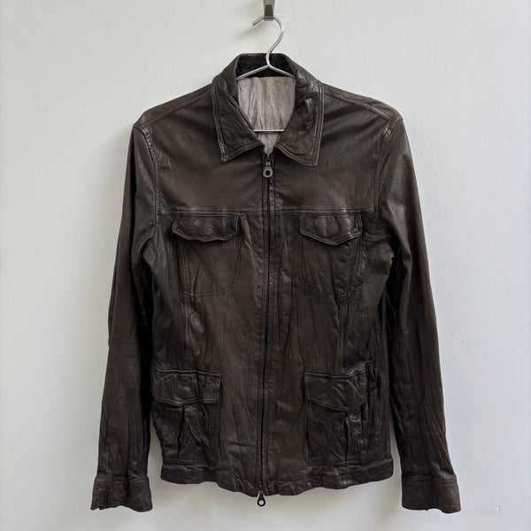 Kyoji Maruyama Four Pocket Calf Leather Jacket