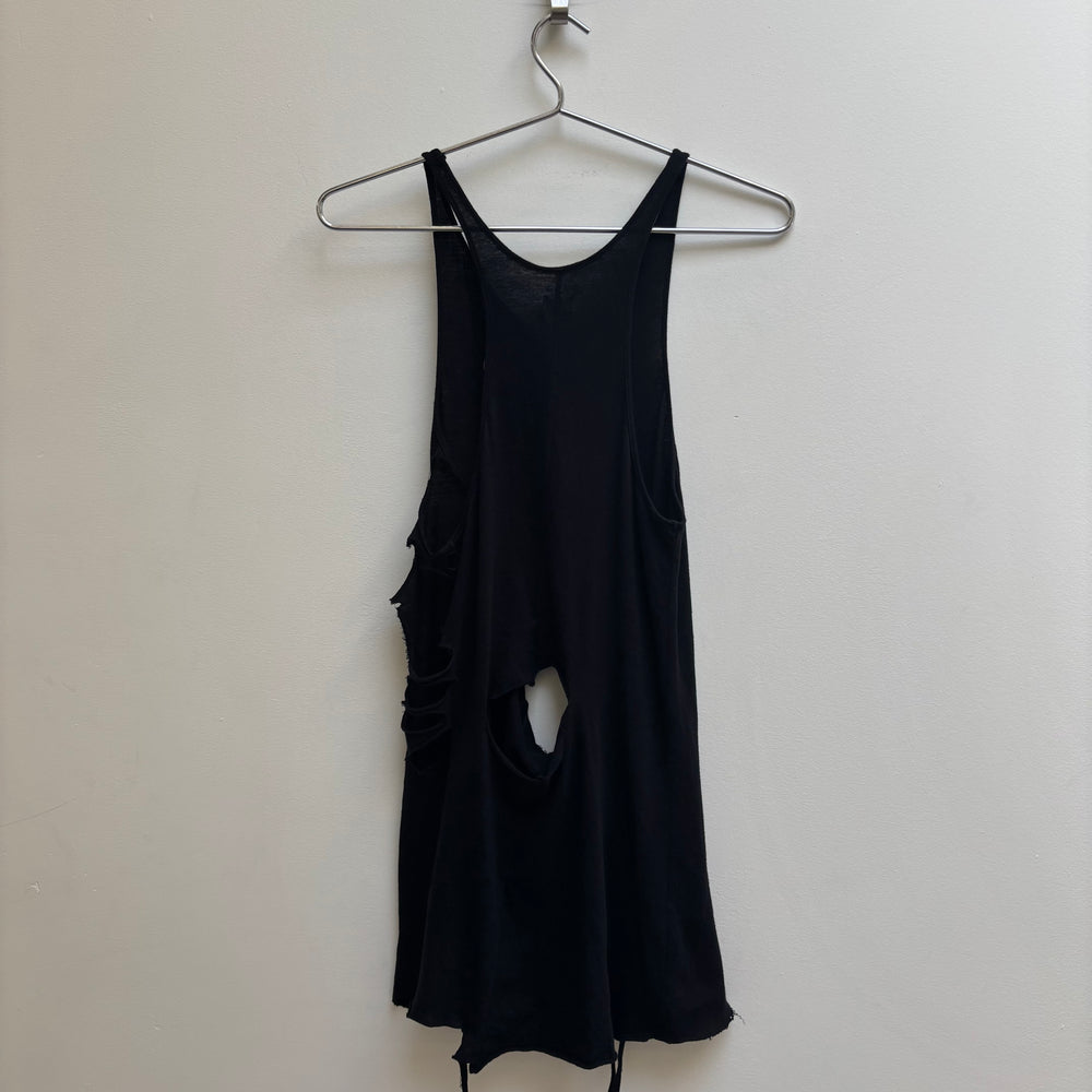 Le Grande Bleu (L.G.B) Distressed Tank Top