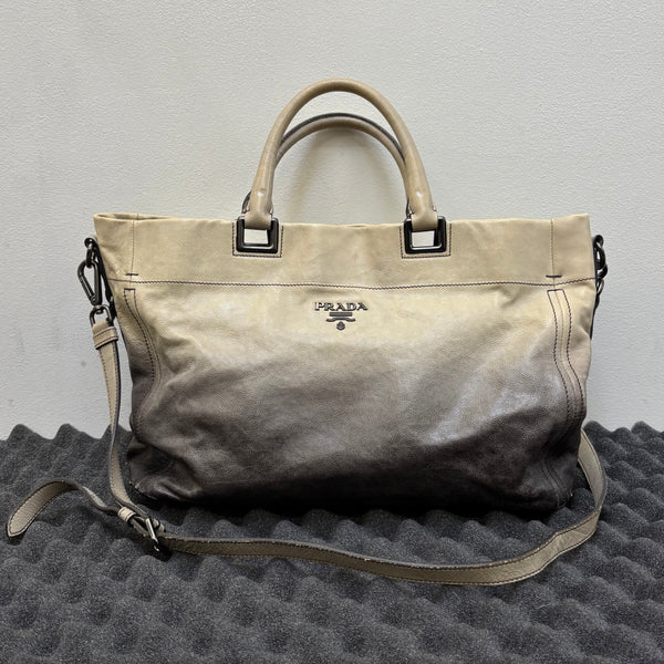 Prada Gradient Leather Shoulder Bag