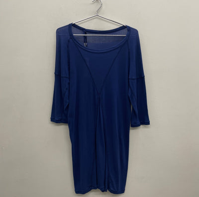 Boris Bidjan Saberi Nuclear Blue Surgical Stitch Tee