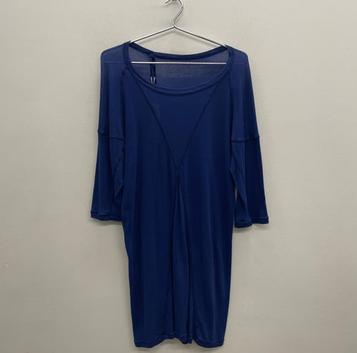 Boris Bidjan Saberi Nuclear Blue Surgical Stitch Tee