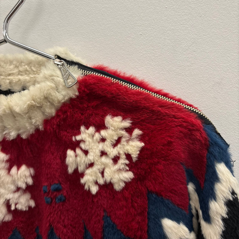FW99 Jean Paul Gaultier Rabbit Fur Nordic Sweater