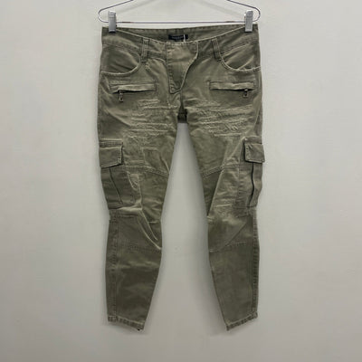SS10 Balmain by Christophe Decarnin Distressed Biker Jeans