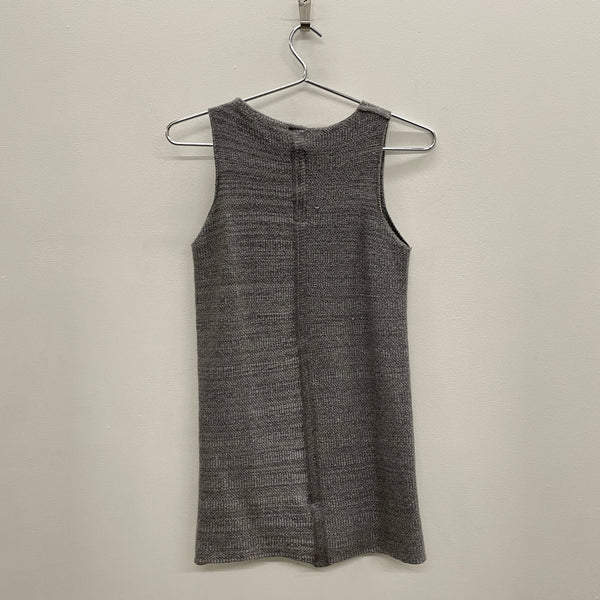 FW09 Rick Owens “CRUST” Silver Knitted Tank Top