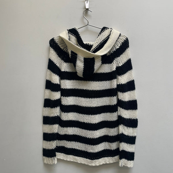 FW14 Saint Laurent by Hedi Slimane Striped Knit Sweater