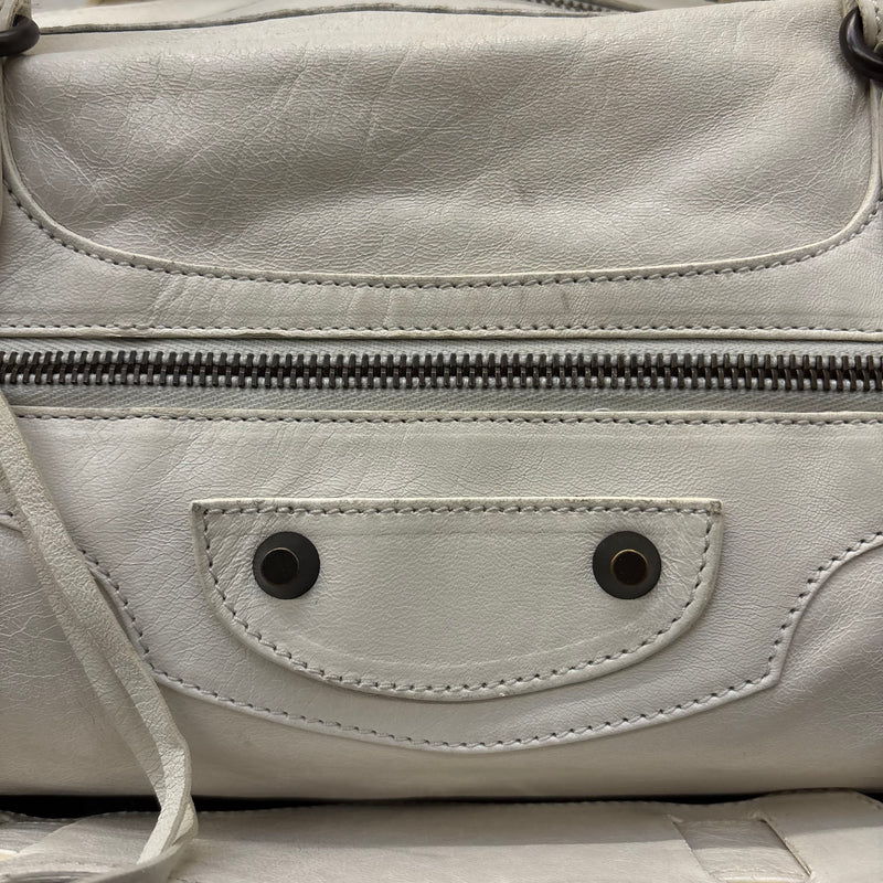 Balenciaga White Twiggy Leather Bag