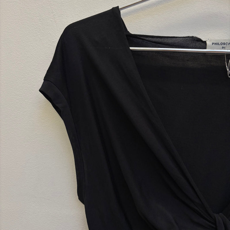 Alberta Ferretti Front Twist Summer Dress