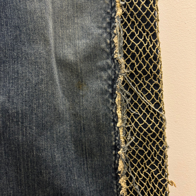 00s Mihara Yasuhiro Netted Side Jeans