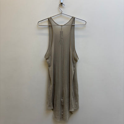 FW24 Rick Owens ‘PORTERVILLE’ Long Tank Top (Cream)