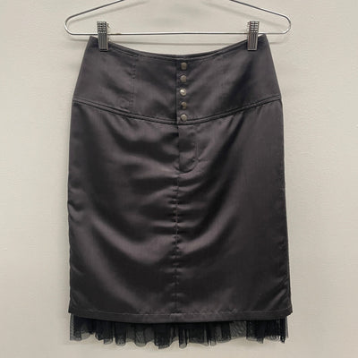 5351 Pour Les Femmes Midi Satin Skirt