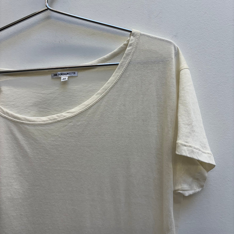 Ann Demeulemeester Off The Shoulder Sheer Top