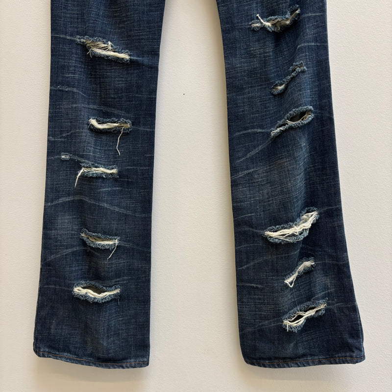 Roberto Cavalli Distressed Jeans