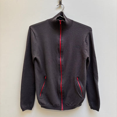 Jean Paul Gaultier Knit Zip Up Turtleneck Sweater