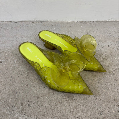 FW21 Melissa X YProject Orchid Point Mule (Green)