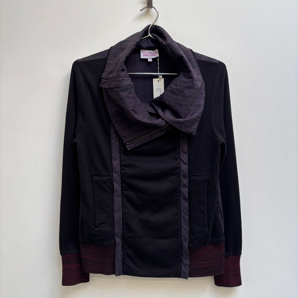 Vivienne Westwood Double Zipper Split Collar Sweater