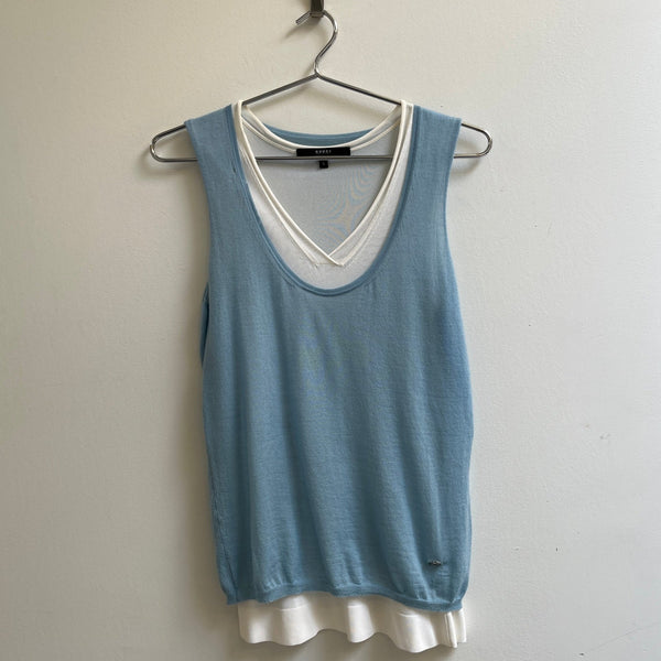 SS10 Gucci Layered Knit Tank