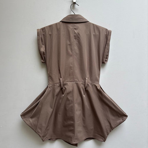 SS21 Alexander McQueen Exploded Trench Dress