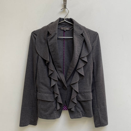 00s Atsuro Tayama Ruffle Trim Blazer