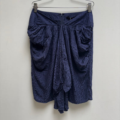 Balenciaga By Nicolas Ghesquiere Patterned Silk Skirt