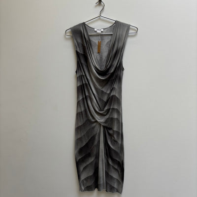 Helmut Lang Draped Midi Dress