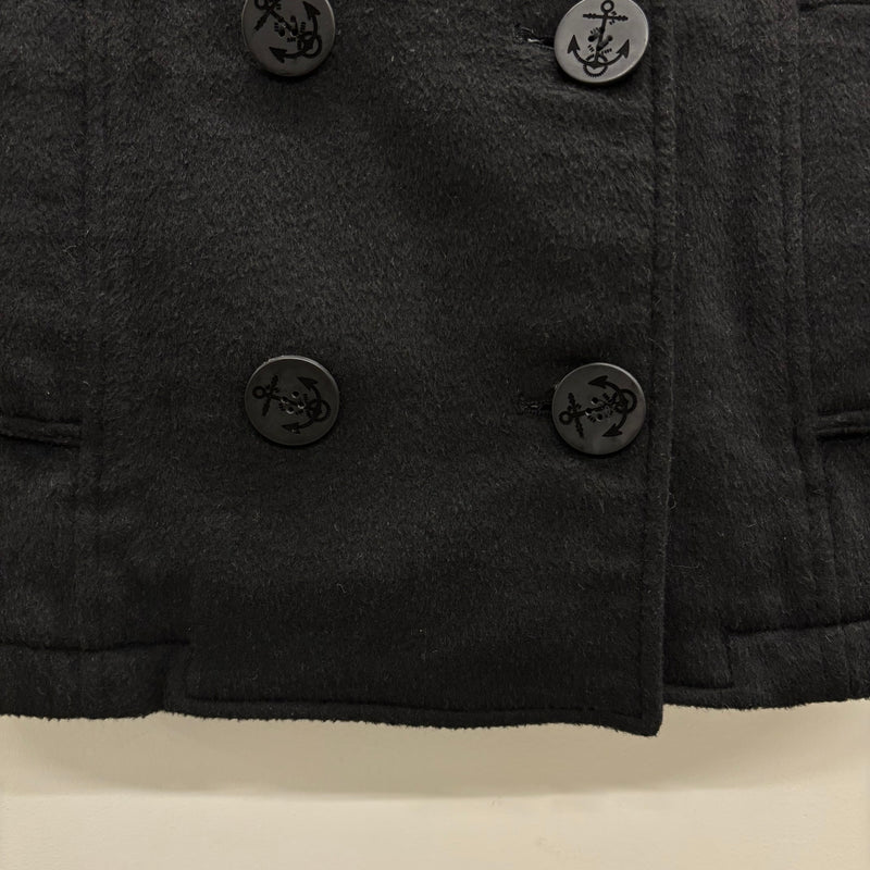 Atsuro Tayama Wool Double Breasted Peacoat