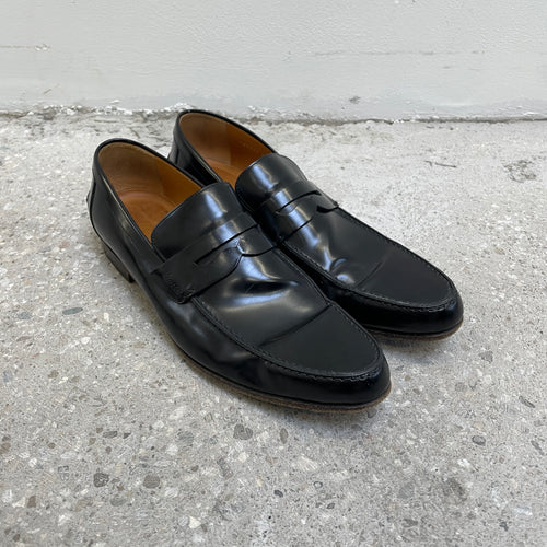 Gucci Patent Leather Penny Loafers