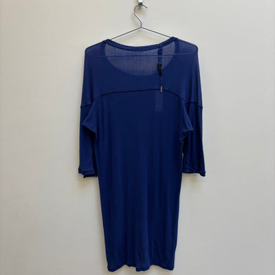 Boris Bidjan Saberi Nuclear Blue Surgical Stitch Tee