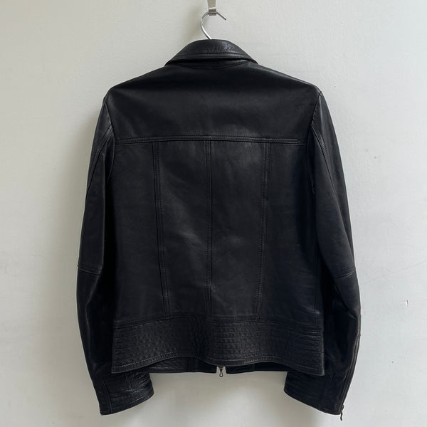 00S Shellac Leather Riders Jacket