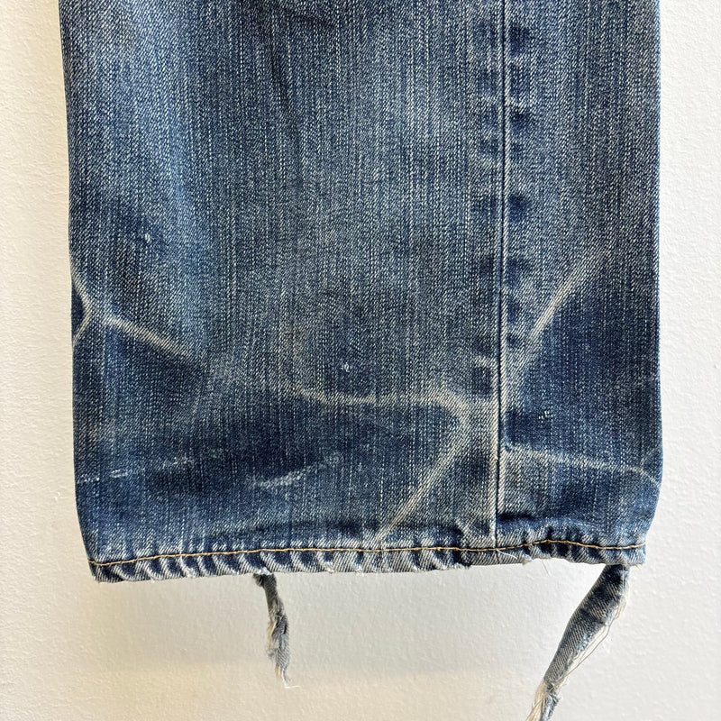 Anachronorm Distressed Patchwork Jeans