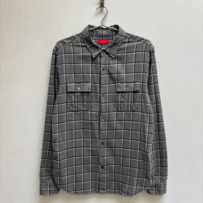 SS06 Undercover Checkered Back Graphic Flannel