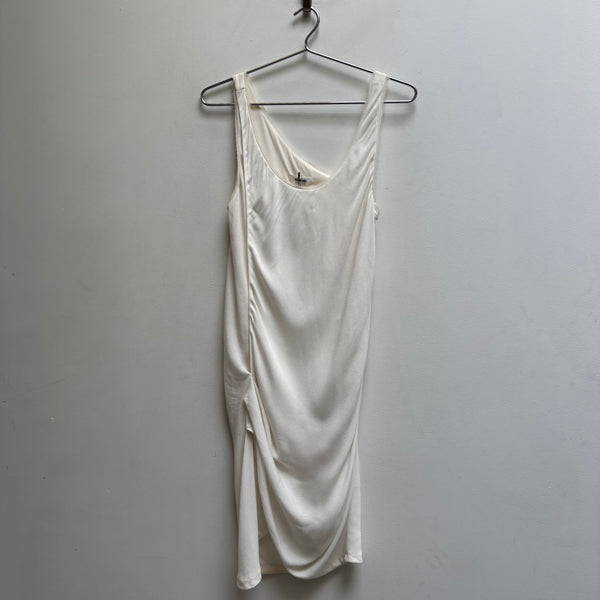 Helmut Lang Silk Synched Tank Dress