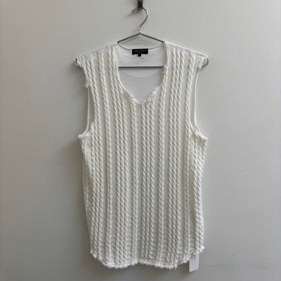SS11 Comme Des Garçons Homme Plus Cable Knit Cut & Sew T-Shirt