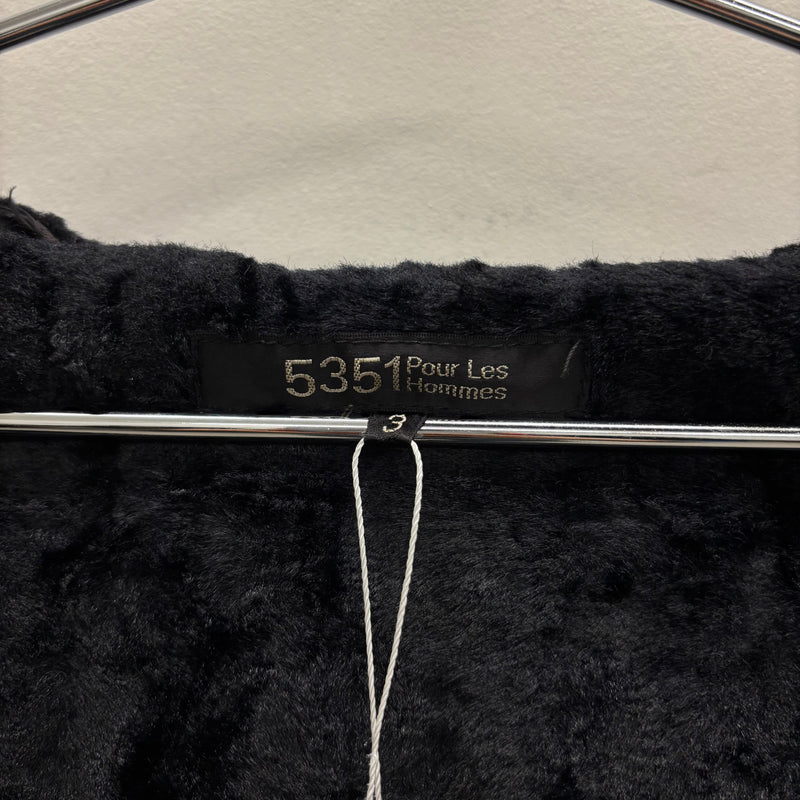 5351 Pour Les Hommes Fur Hooded Bomber Jacket