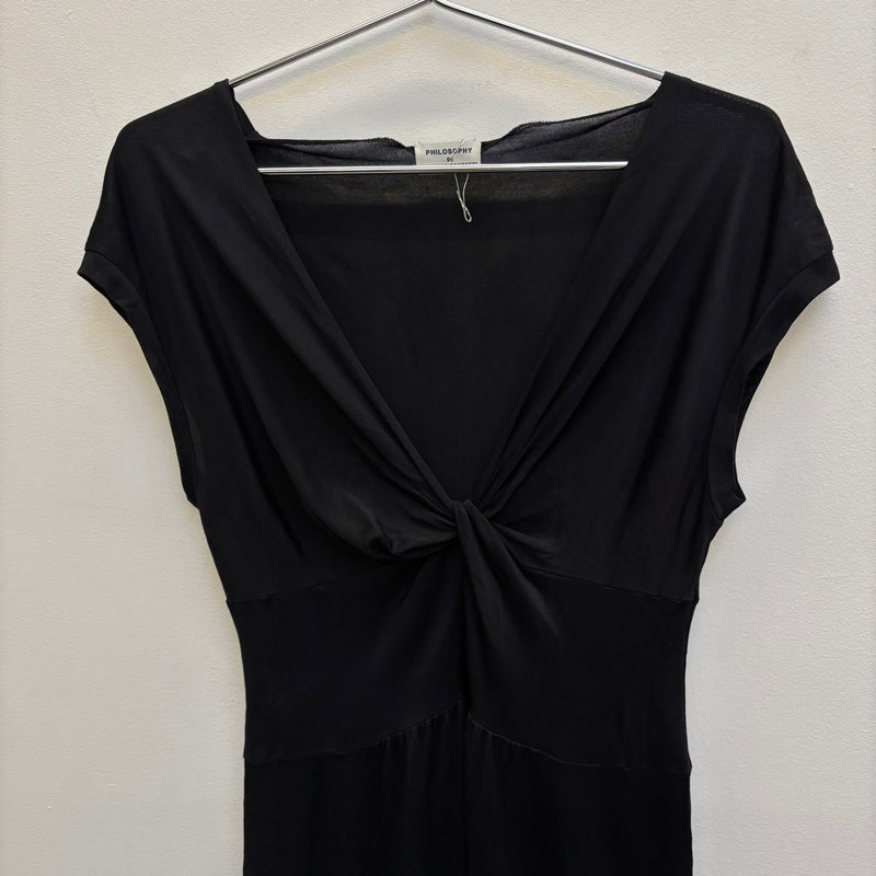 Alberta Ferretti Front Twist Summer Dress