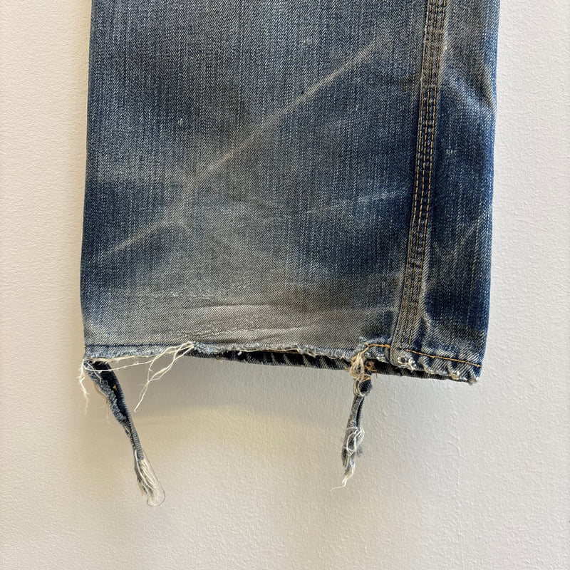 Anachronorm Distressed Patchwork Jeans