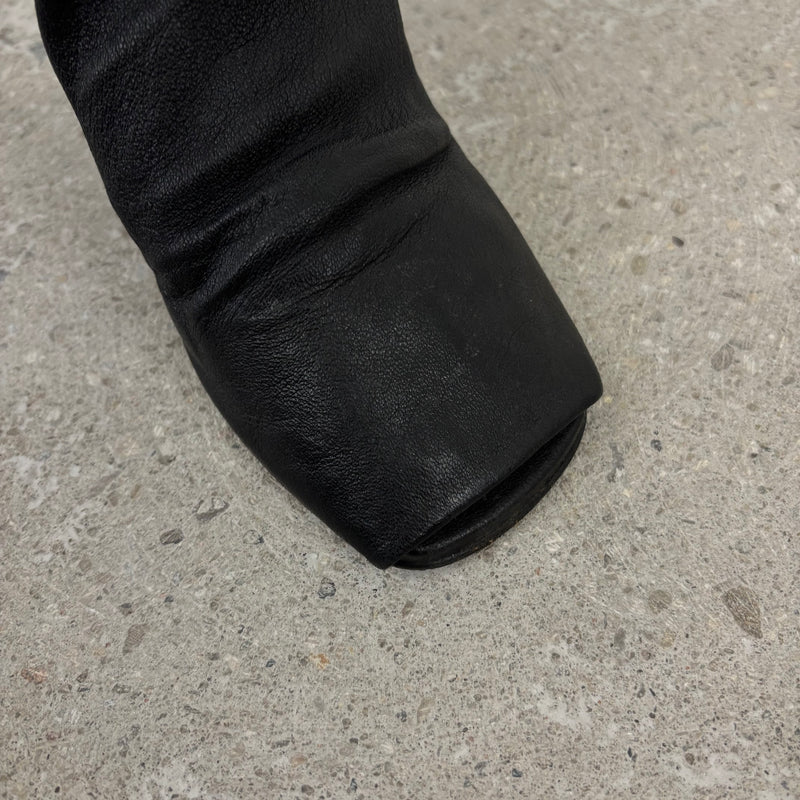 Rick Owens Larry Sock Open Toe Wedge Heels