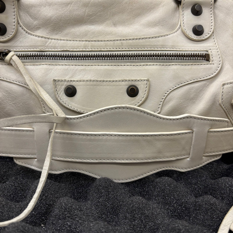 Balenciaga White Twiggy Leather Bag