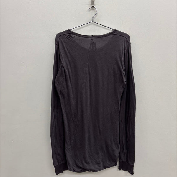 FW17 Rick Owens “GLITTER” Lilac Double Layered Long Sleeve