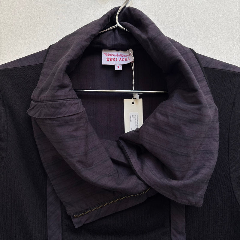 Vivienne Westwood Double Zipper Split Collar Sweater