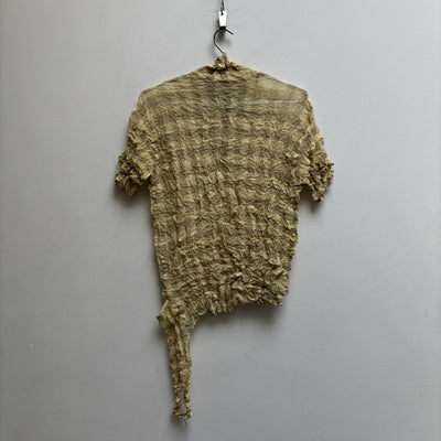 90s Issey Miyake Checkered Pinch Polo